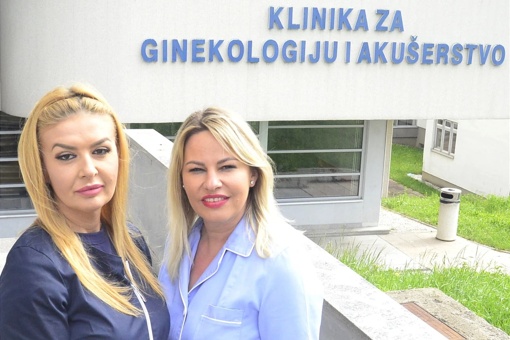 Fahira Imamović i njena radna kolegica babica Vildana Žmirić