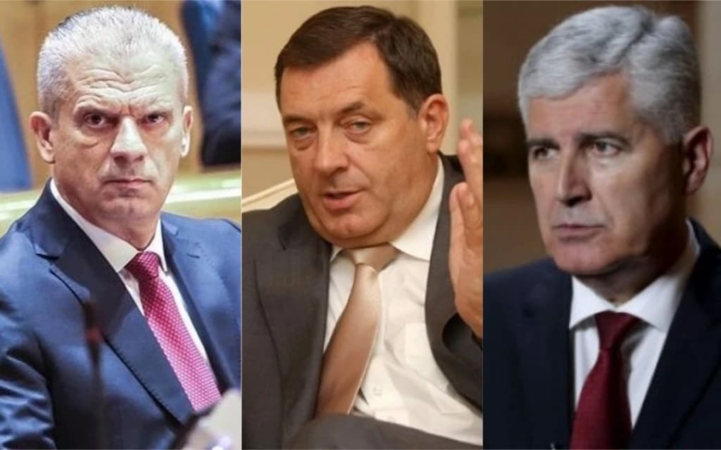 Fahrudin Radončić, Milorad Dodik i Dragan Čović