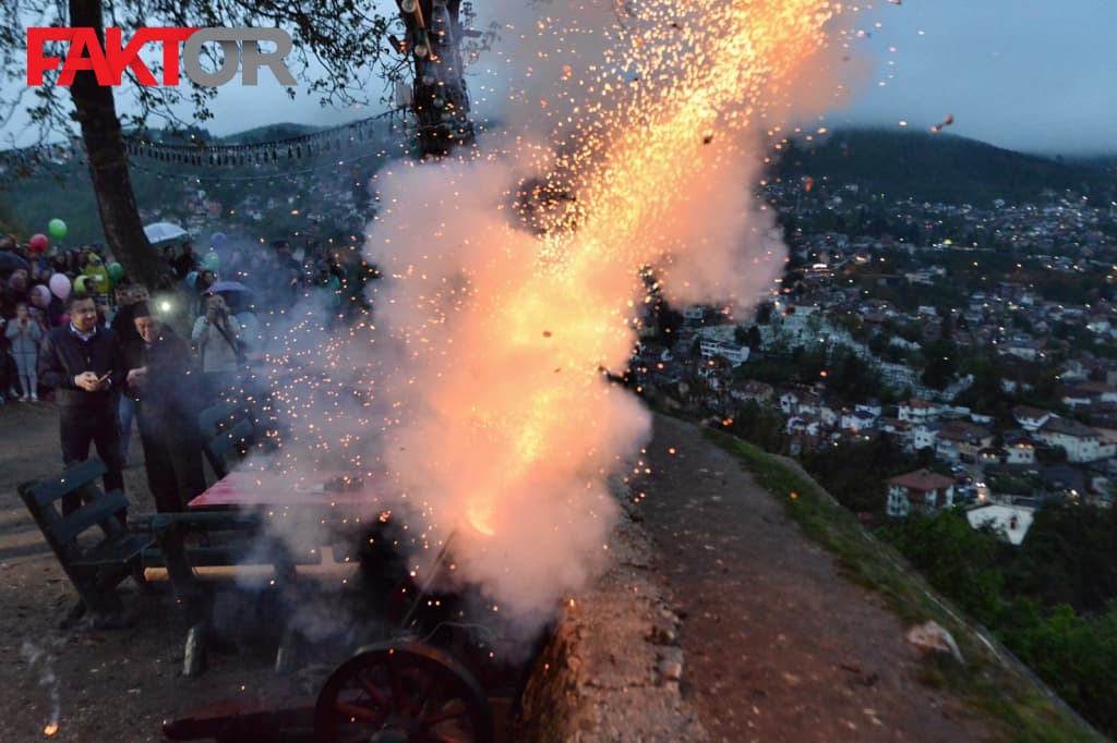 Top sa Žute tabije početak Ramazana 
