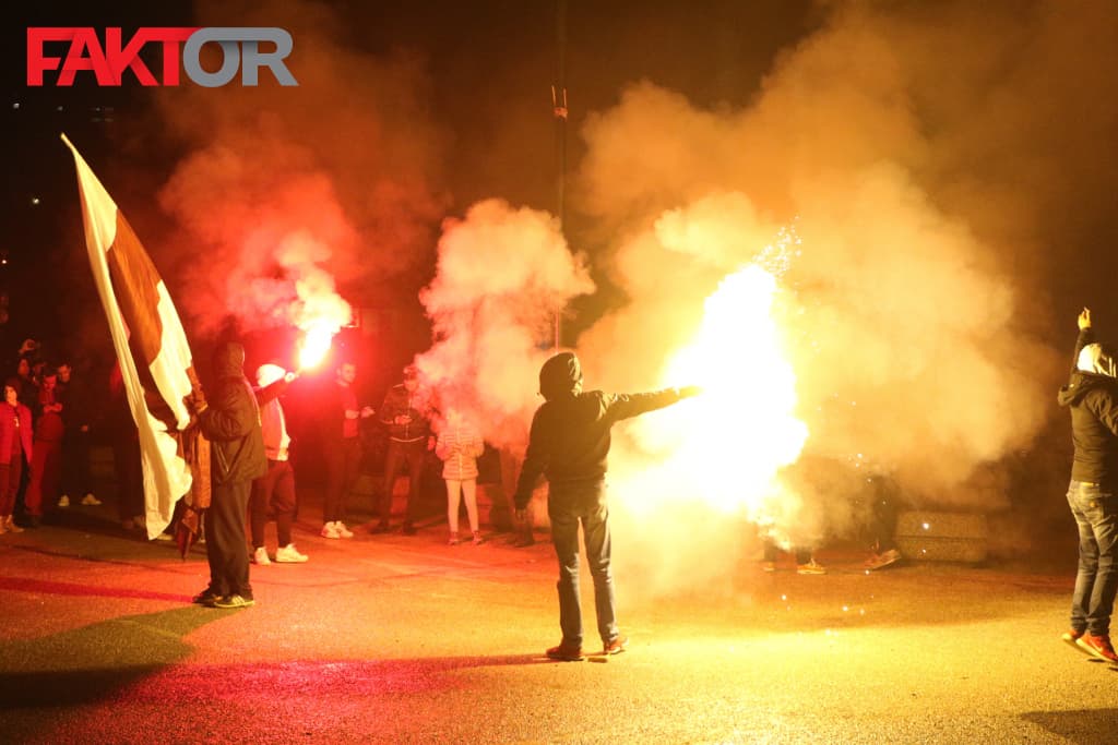 FK Sarajevo doček Koševo - Horde zla