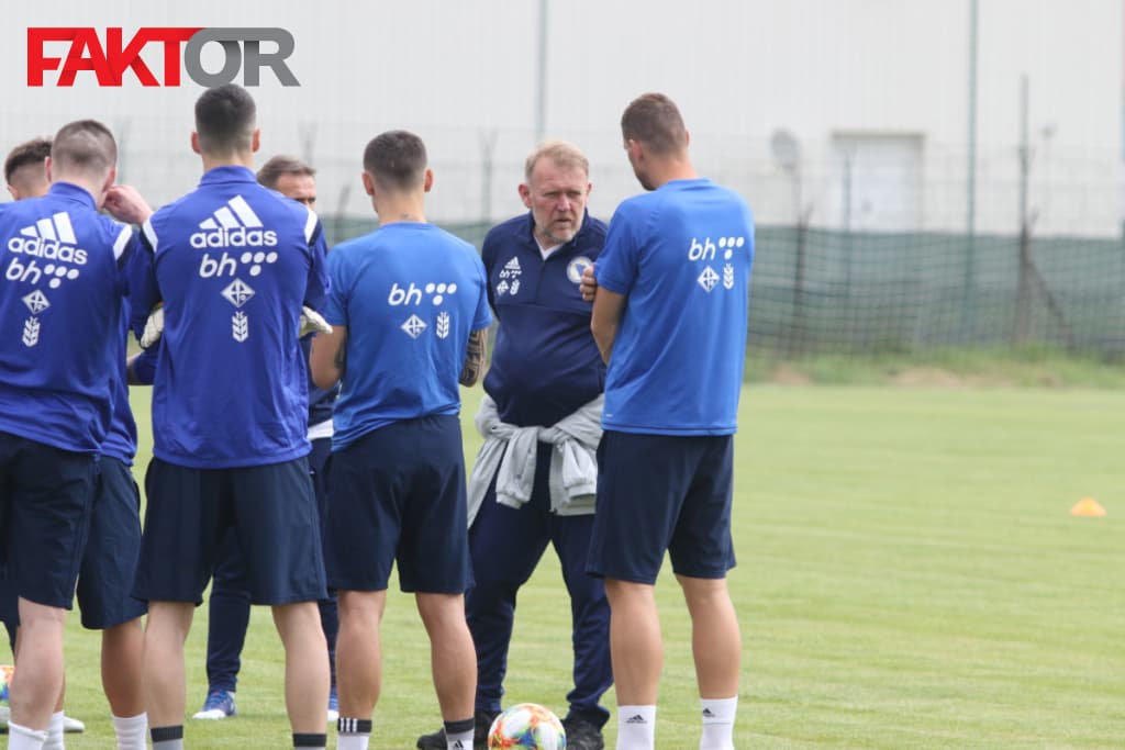 Trening reprezentacije BiH