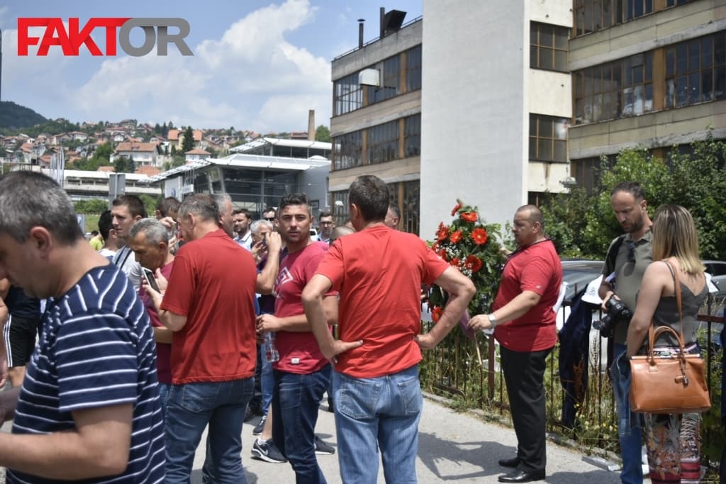Protesti radnika Aluminija - Vlada FBIH 04.07.2019.