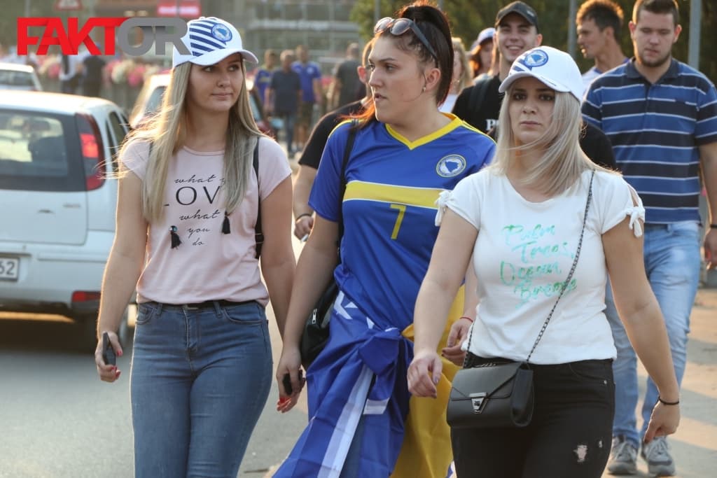 Fudbalska reprezentacija BiH - Lihtenstajn Navijači BHF