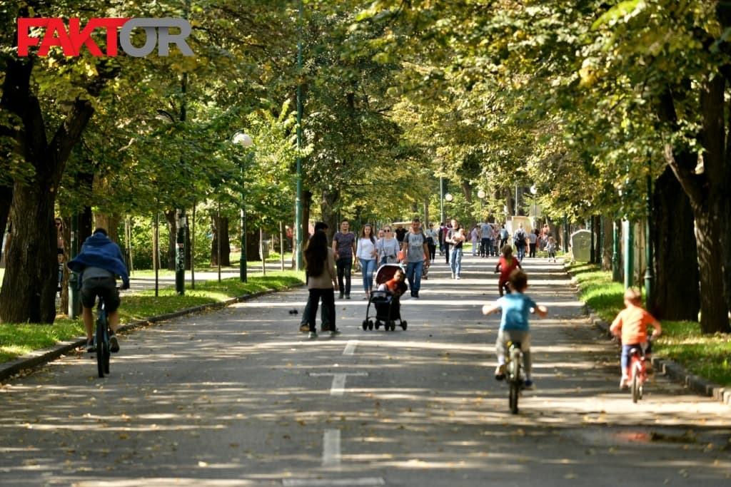 Šetači na Vilsonovo šetalište