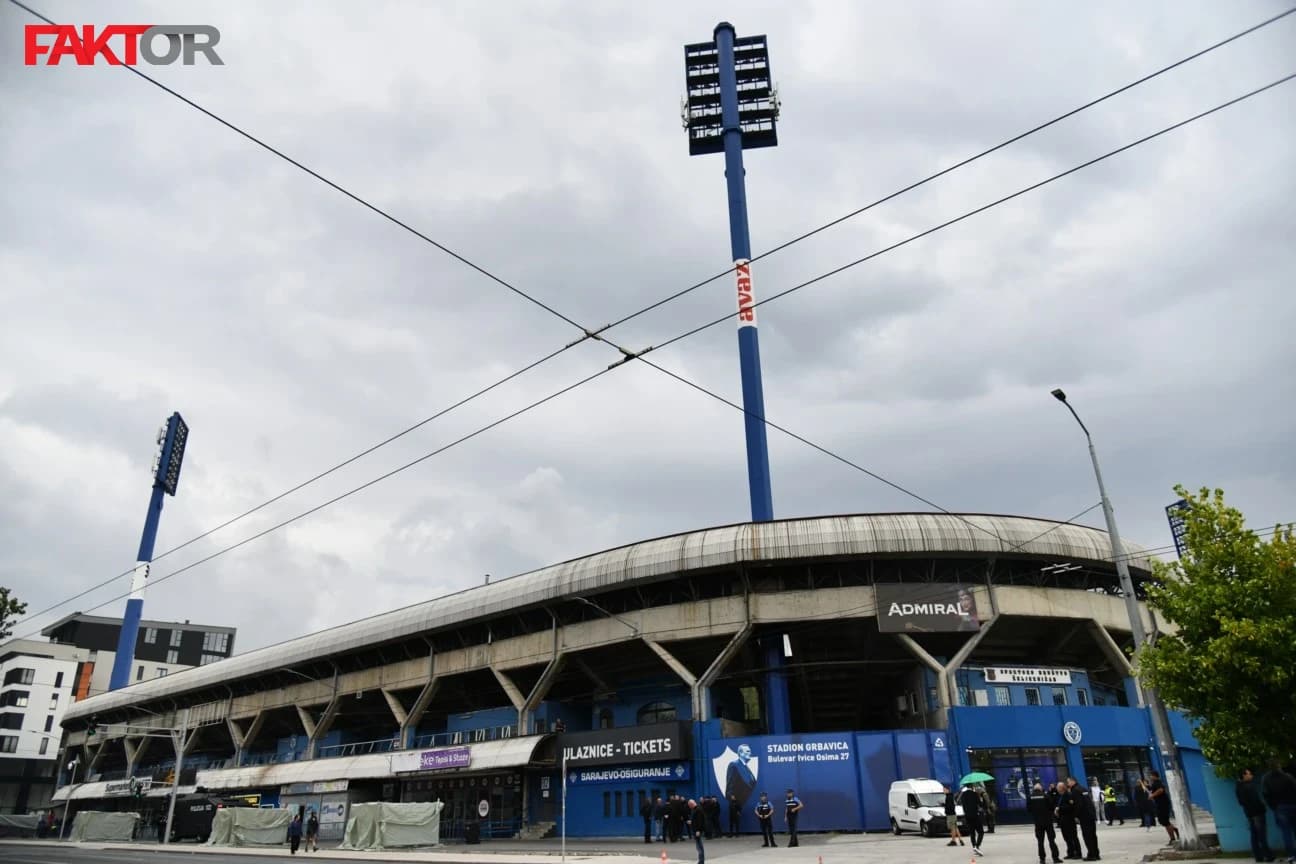 Grbavica, Derbi, Pretres, Kontrola, Policija, Stadion Grbavica