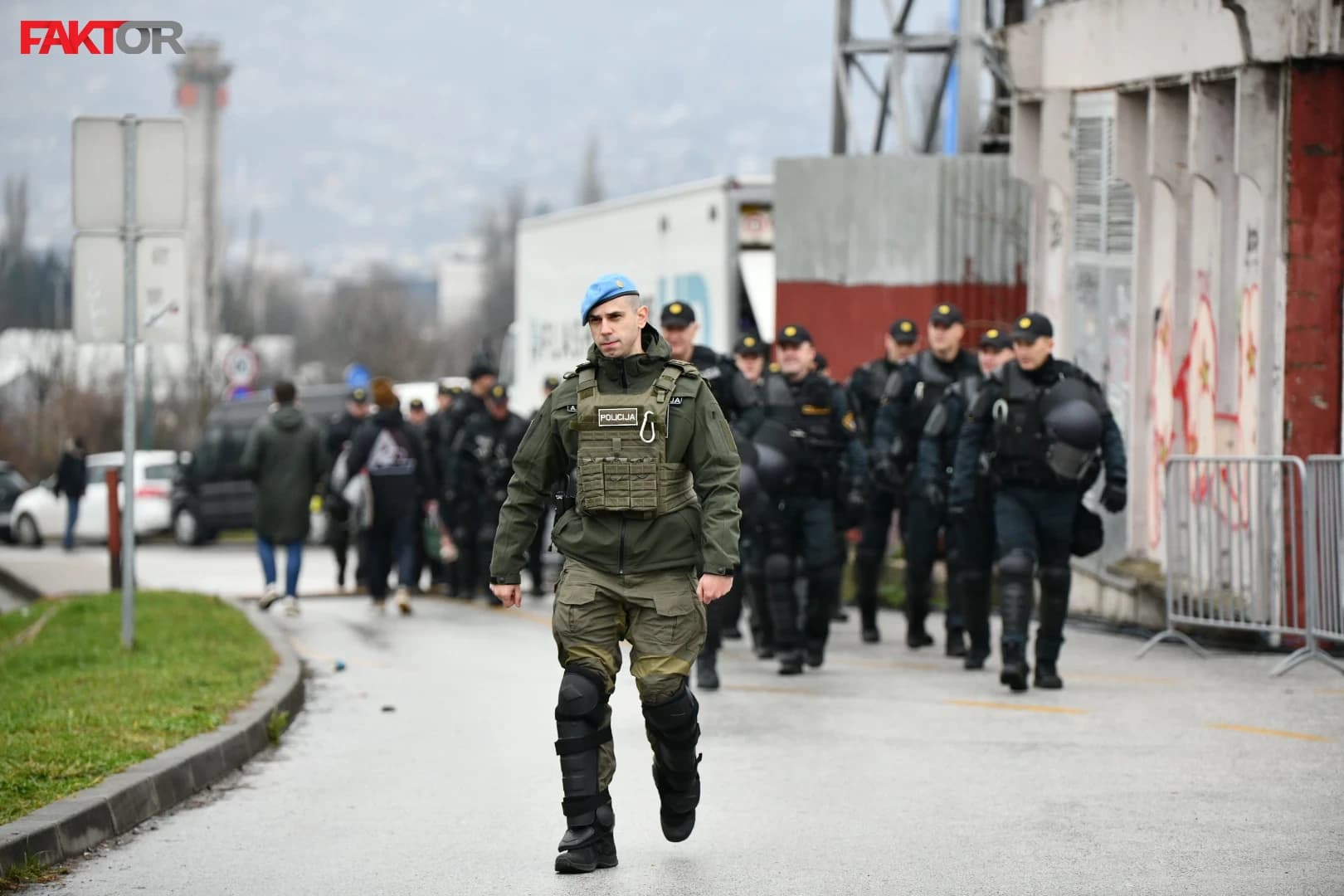 FK Sarajevo, FK Željezničar, policija, Koševo