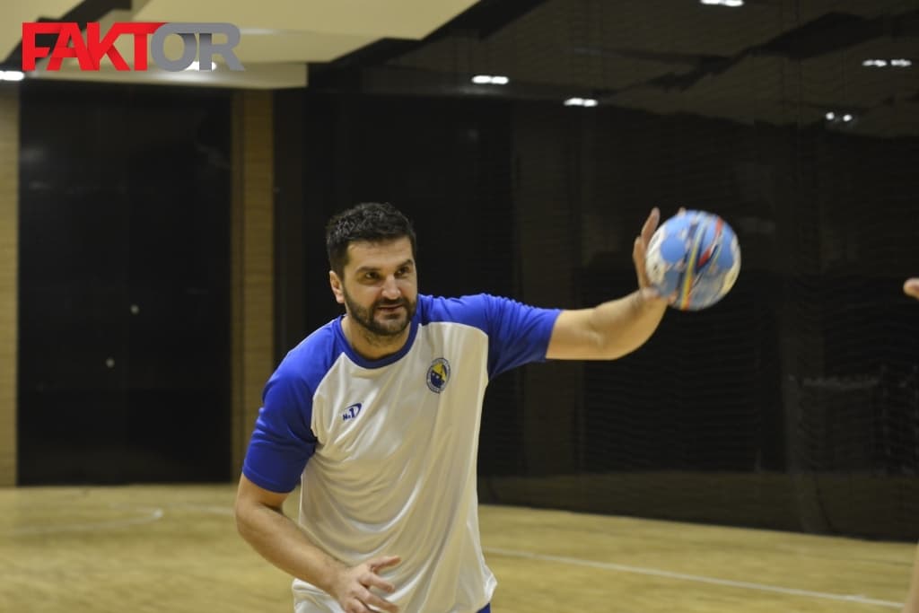 Trening rukometne reprezentacije BiH