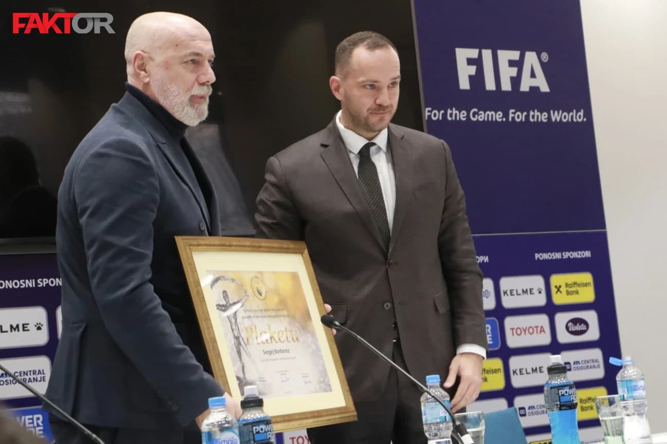 Sergej Barbarez, Vico Zeljković, Novogodišnji pres FSBiH