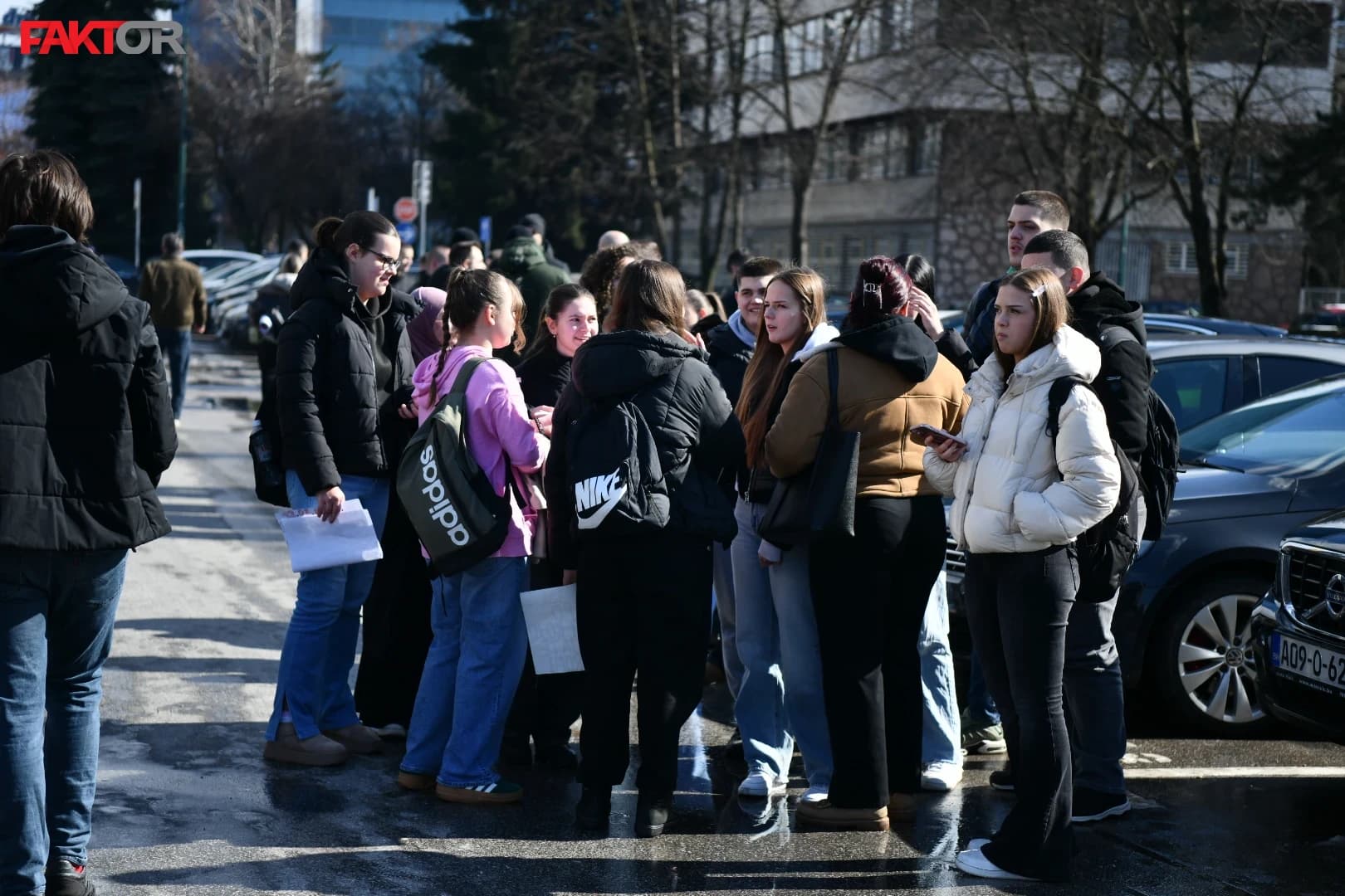 Protesti, srednjoškolci, studenti, Zemaljski muzej, Sarajevo