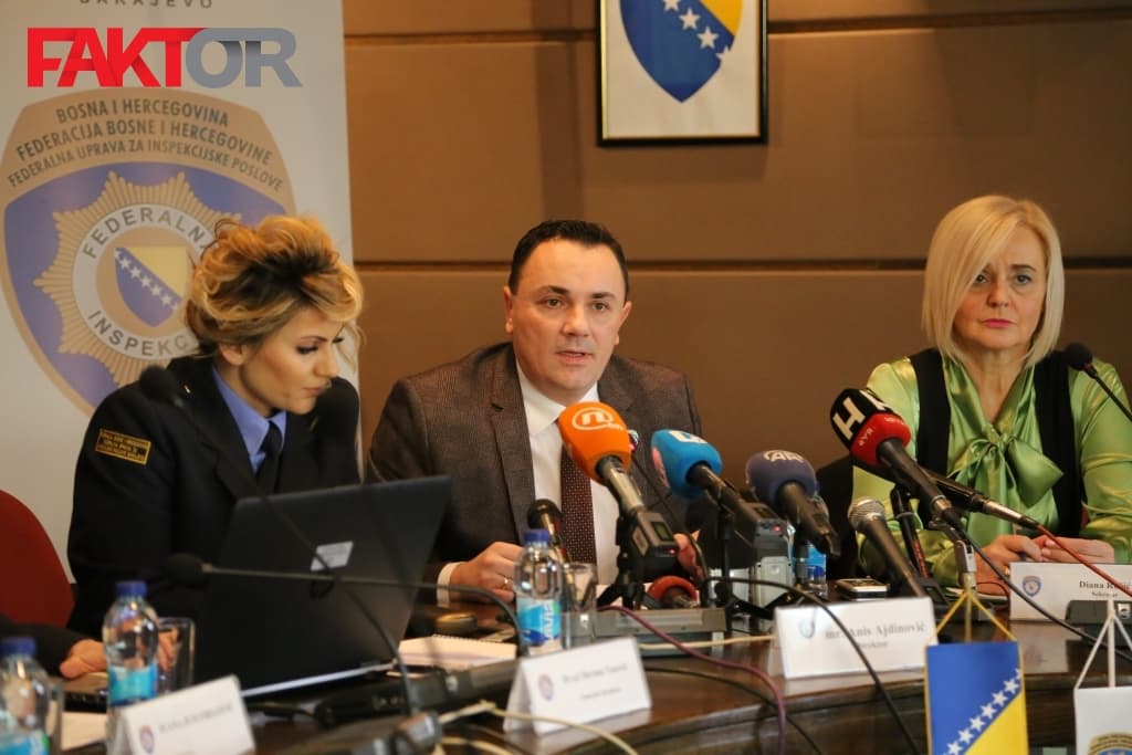 Press konferencija Federalne uprave za inspekcijske poslove