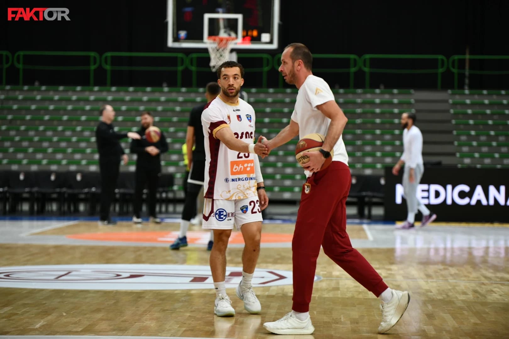 KK Bosna, KK Partizan, Zetra, Jarrod West, Muhamed Pašalić