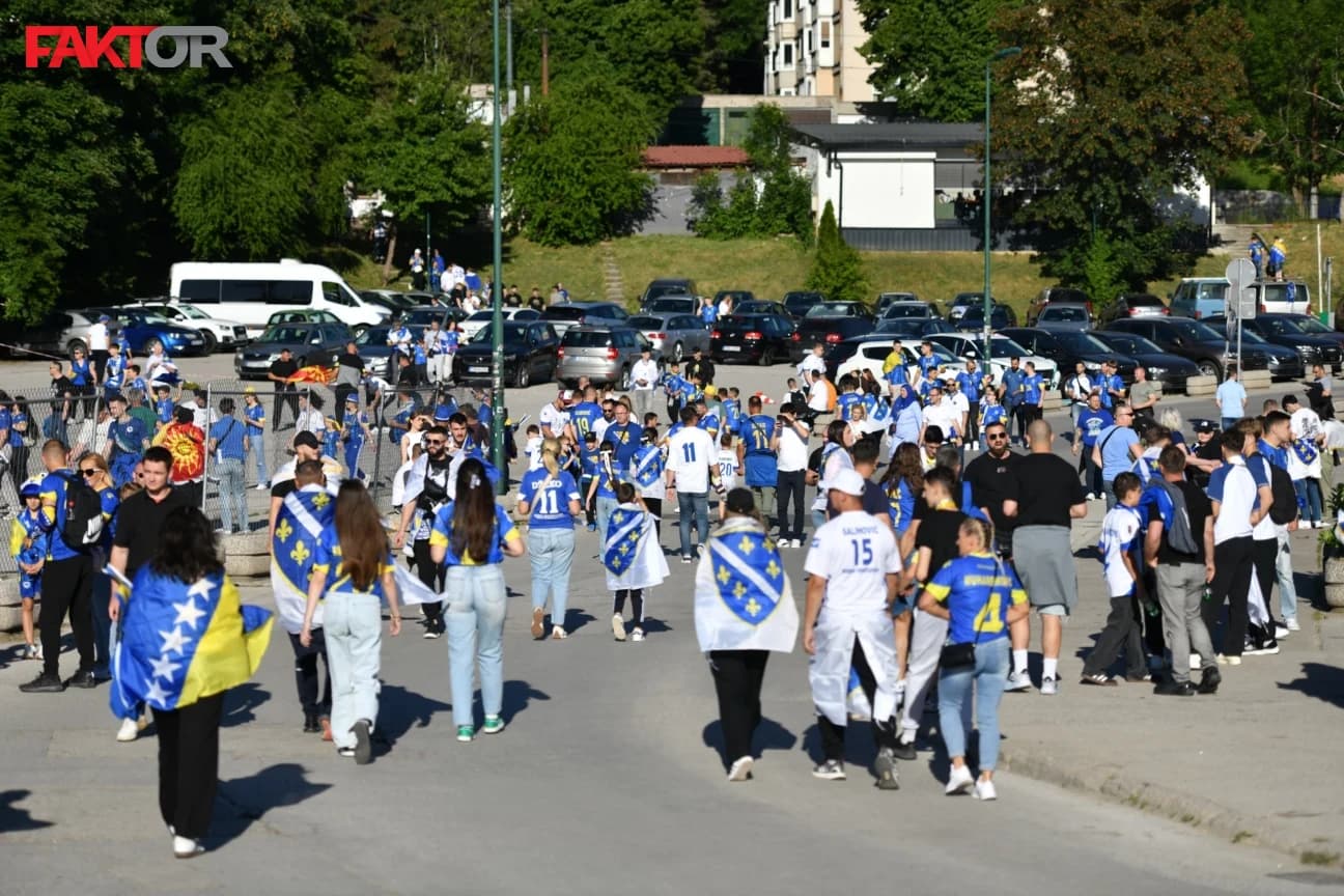 BiH, Sjeverna Makedonija, navijači