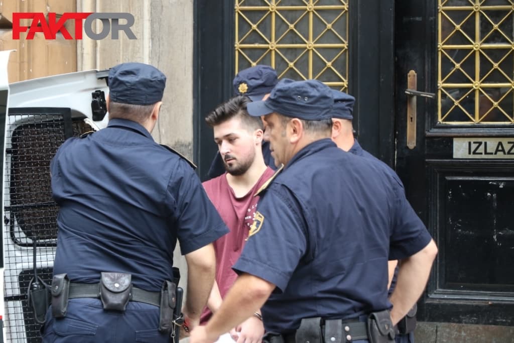 Almir Ejubović na izjašnjenju o krivnji na Kantonalnom sudu u Sarajevu