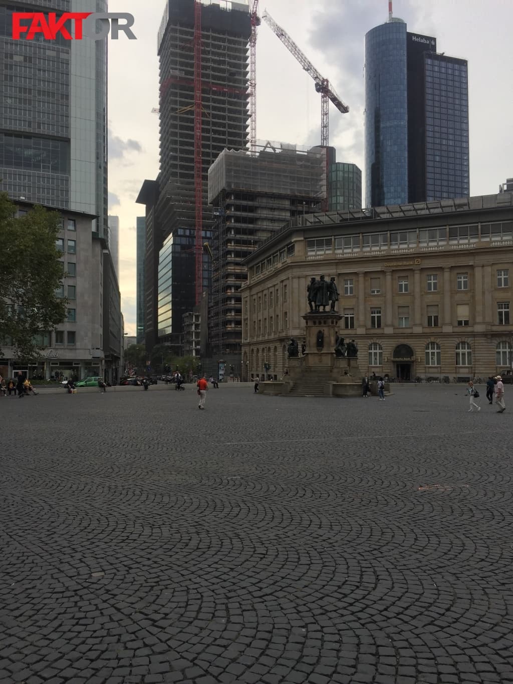 Jedan od glavnih trgova u Frankfurtu