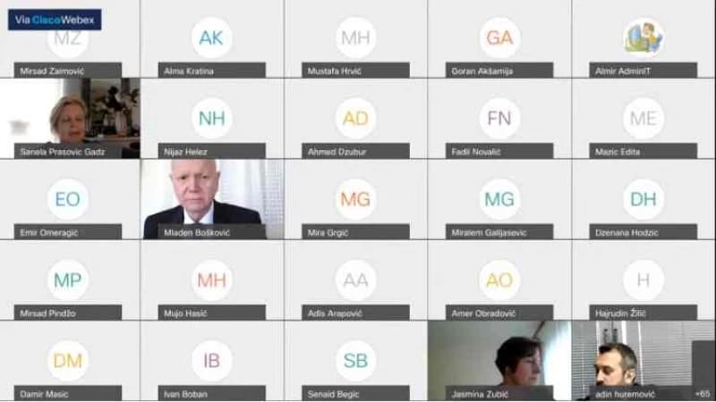 Zastupnički dom FBiH, online 