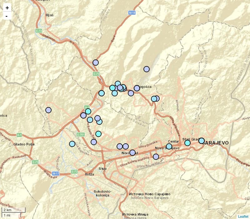 Na području Sarajeva se osjetio zemljotres