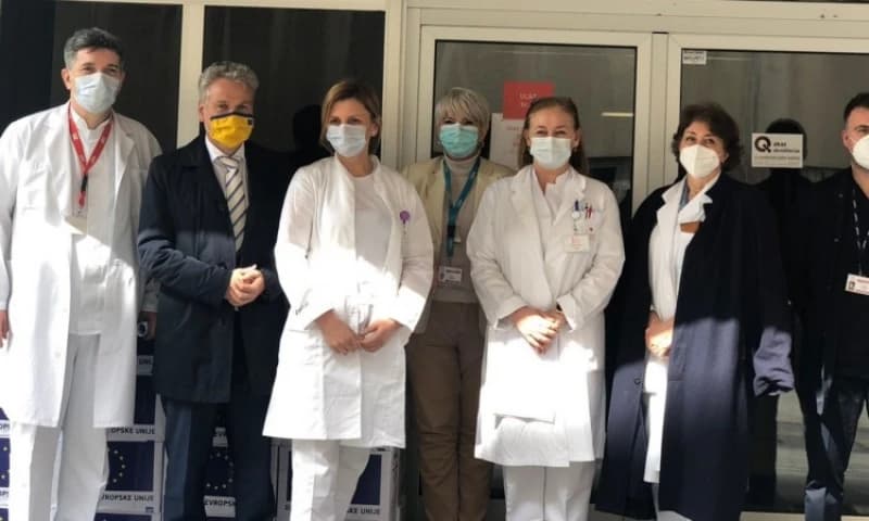 Johann Sattler posjetio Opću bolnicu u Sarajevu