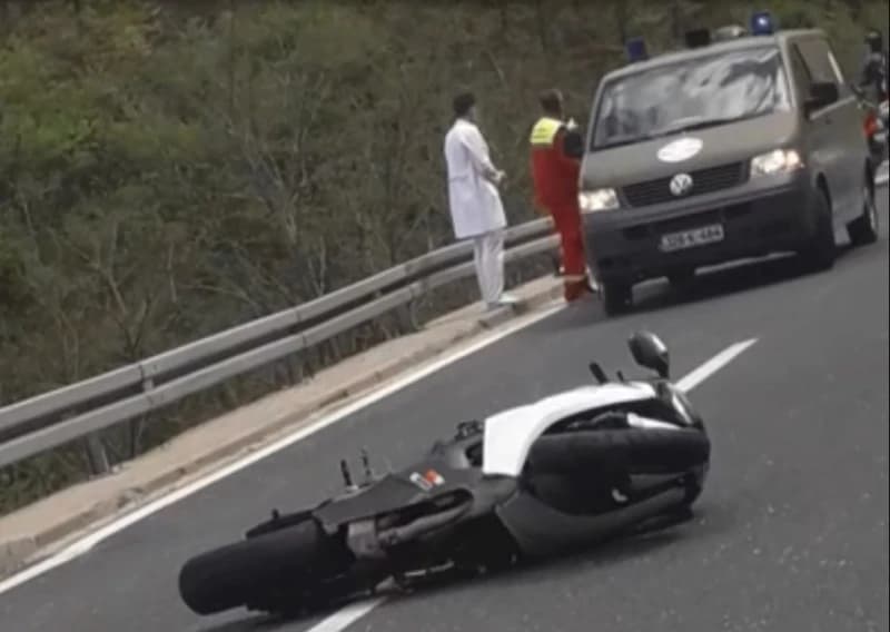Motociklist pao na cesti Bradina - Konjic, prebačen u konjičku bolnicu