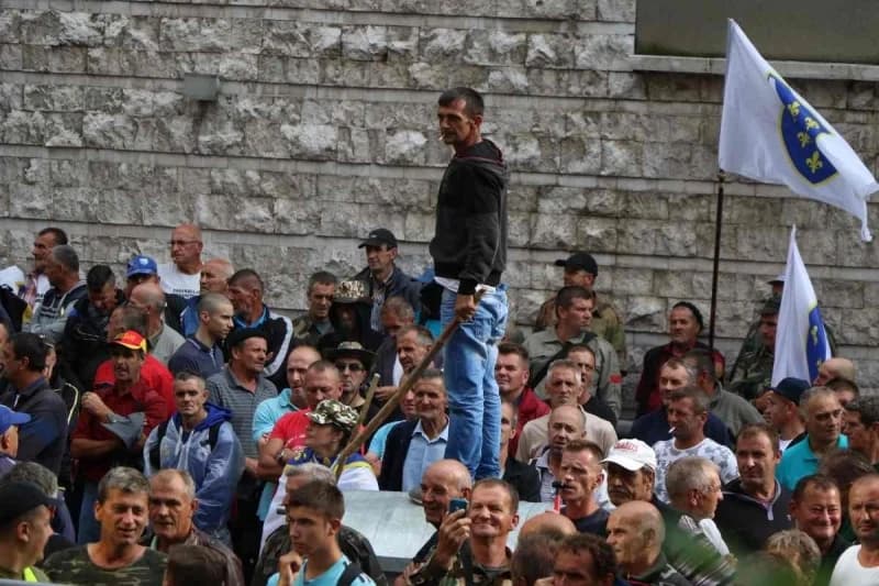 Protesti boraca 