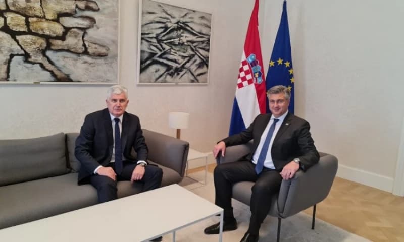 Dragan Čović i Andrej Plenković
