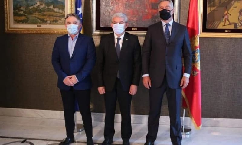 Džaferović i Komšić sa Đukanovićem: Zajednički interes BiH i Crne Gore je put ka Evropskoj uniji