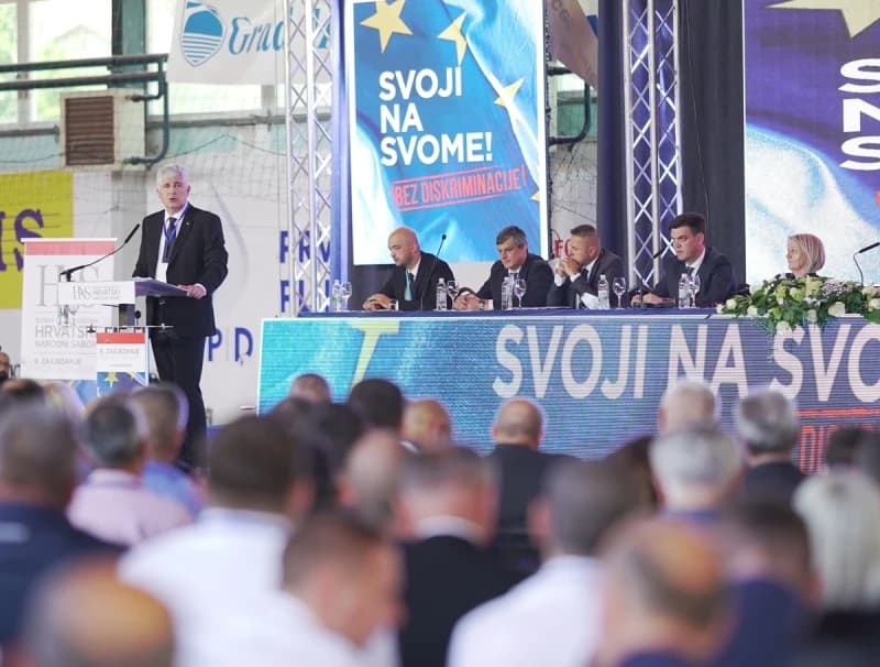 Detalj sa sjednice Hrvatskog narodnog sabora