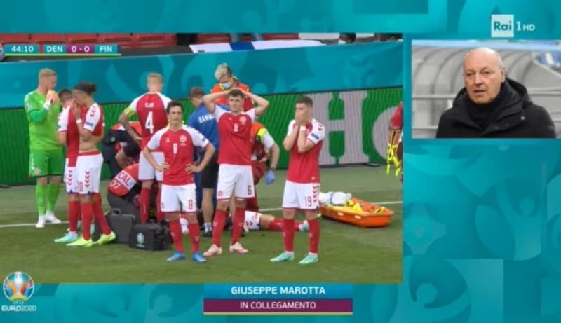 Marotta tvrdi: "Eriksen nije bio zaražen koronavirusom i nije se vakcinisao"