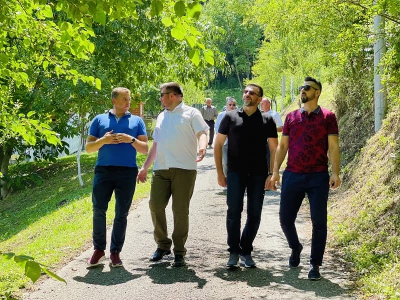 Edin Ramić u posjeti Zvorniku