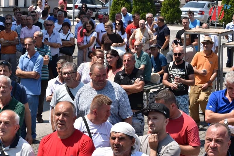 Kalesija, protesti građana 