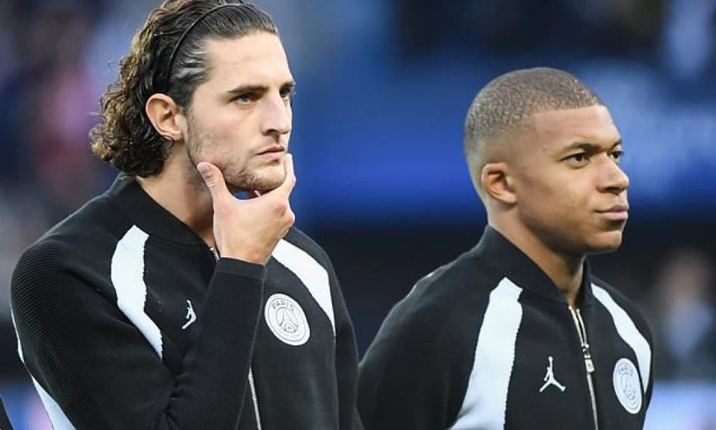 Adrien Rabiot i Kylian Mbappe 