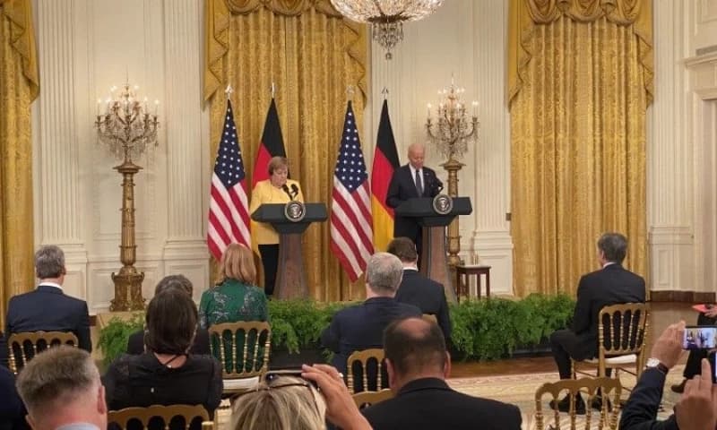 Angela Merkel i Joe Biden