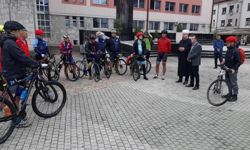 Bihać Prijedor maraton, biciklisti, Prijedor