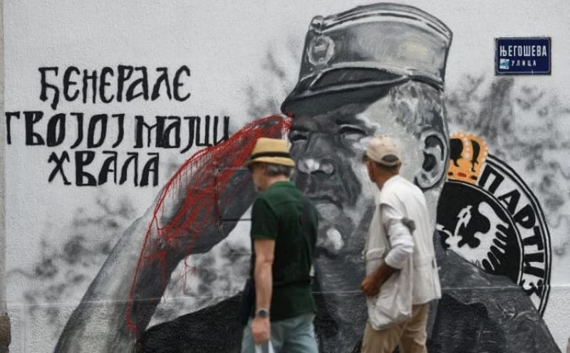 Mural u centru Beograda