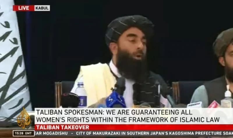 Obraćanje predstavnika talibana