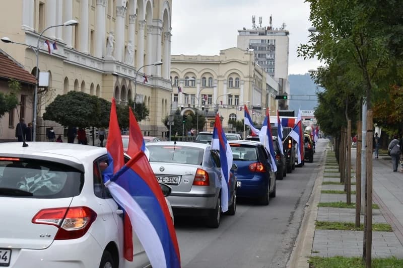 Kolona vozila, Banja Luka 