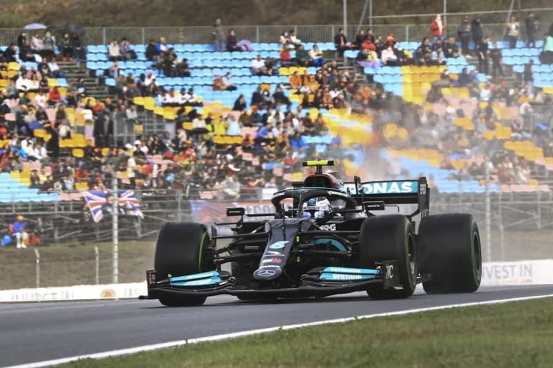 Valtteri Bottas na treningu za VN Turske