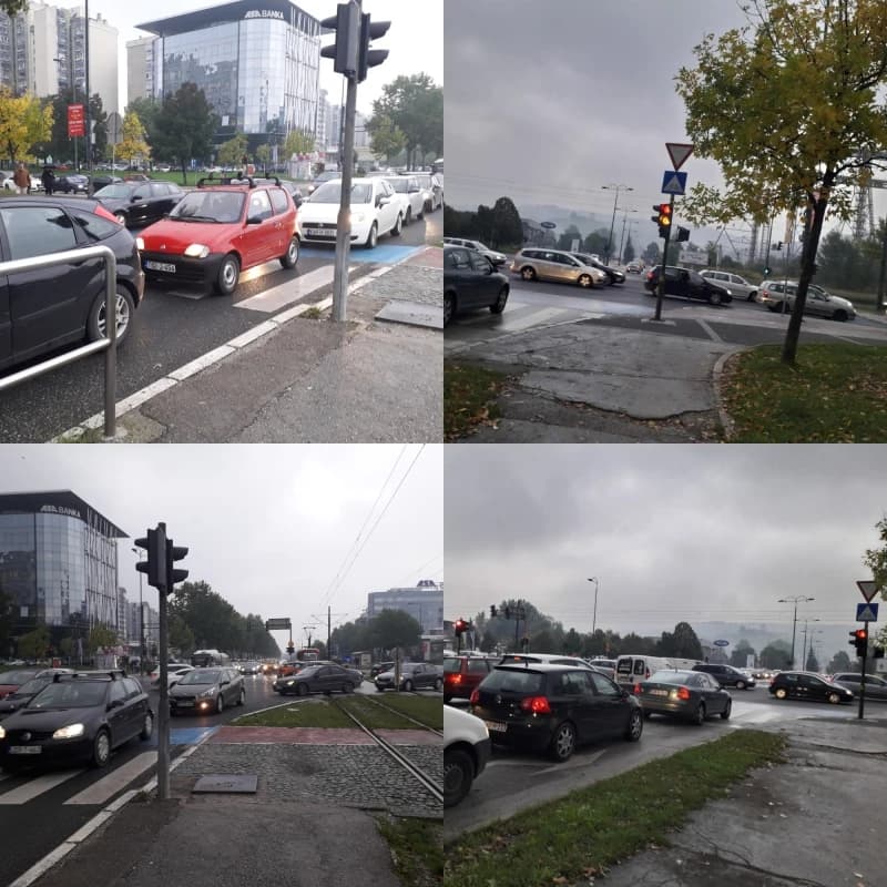Saobraćajne gužve, Sarajevo 
