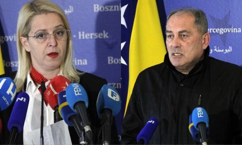Snježana Novaković-Bursać i Dragan Mektić