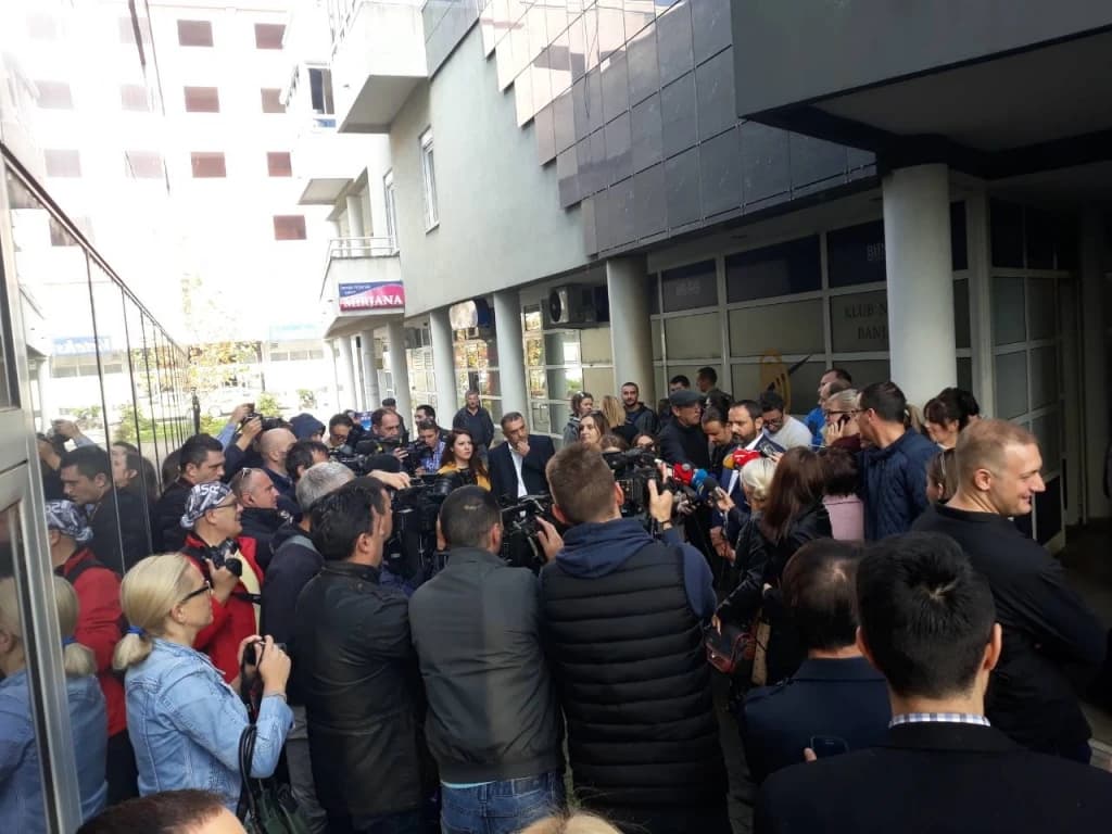 Novinari na protestu u Banjoj Luci