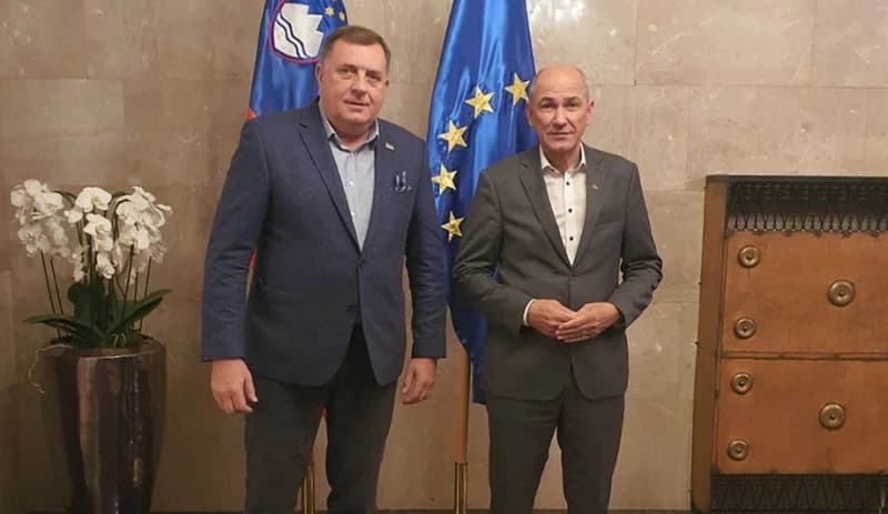 Dodik i Janša u Ljubljani