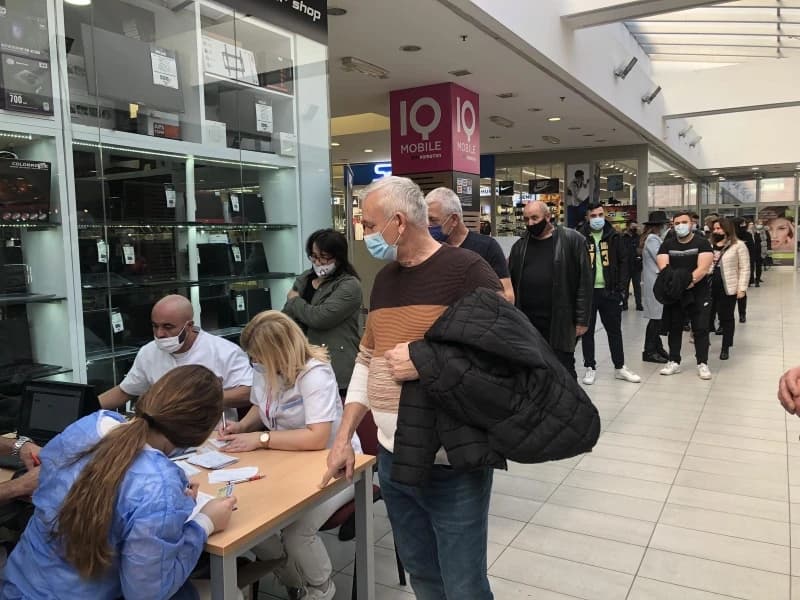 Grand Centar, vakcinacija
