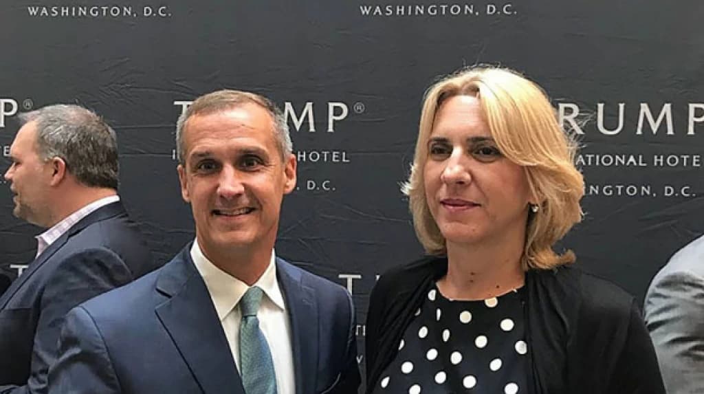 Corey Lewandowski i Željka Cvijanović