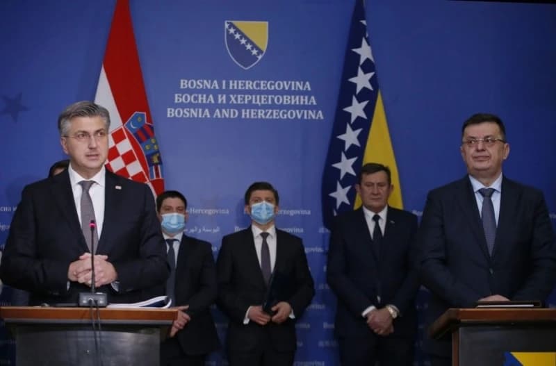 Andrej Plenković i Zoran Tegeltija