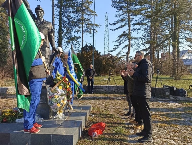 Obilježvanje dana rudara na Husinu