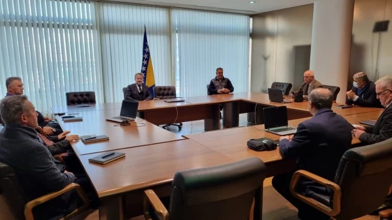 Bakir Izetbegović s predstavnicima Udruženja generala BiH