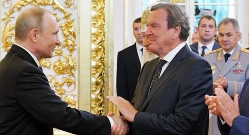 Vladimir Putin i Gerhard Schröder