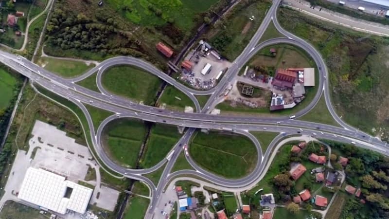 Petlja Šićki Brod: Polazište za prvu dionicu