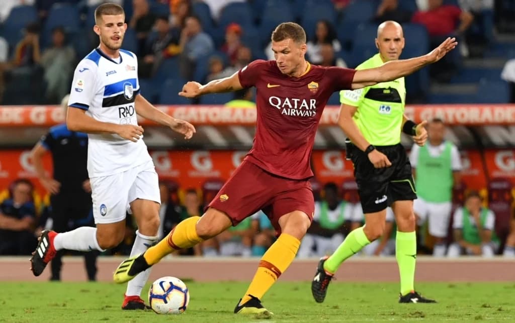 Edin Džeko Roma - Atalanta