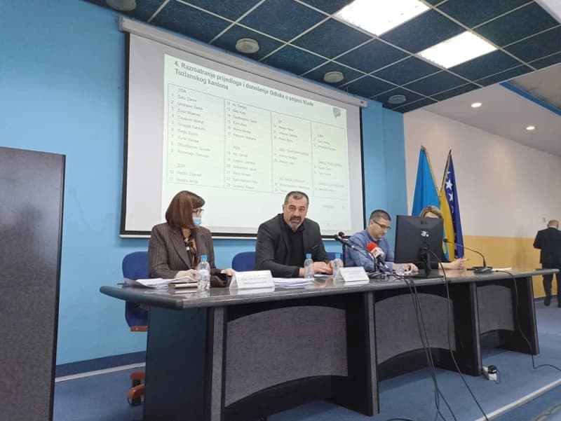 Žarko Vujović na sjednici Skupštine TK