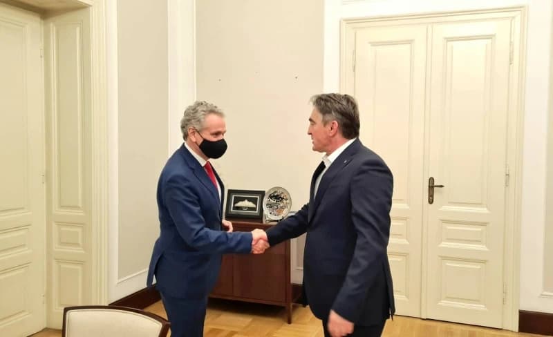 Johann Sattler i Željko Komšić